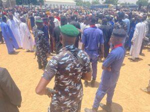 Lawan receives warm welcome in Yobe, prepares to distribute 9,000 bags of grains