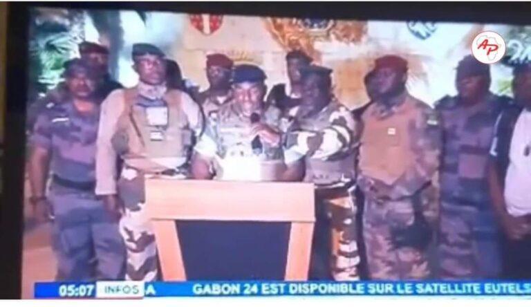 Another coup in Africa as Gabon military officers seize power, cancel election results