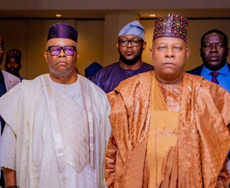 Shettima, Akpabio grace Deputy Senate President's son's wedding