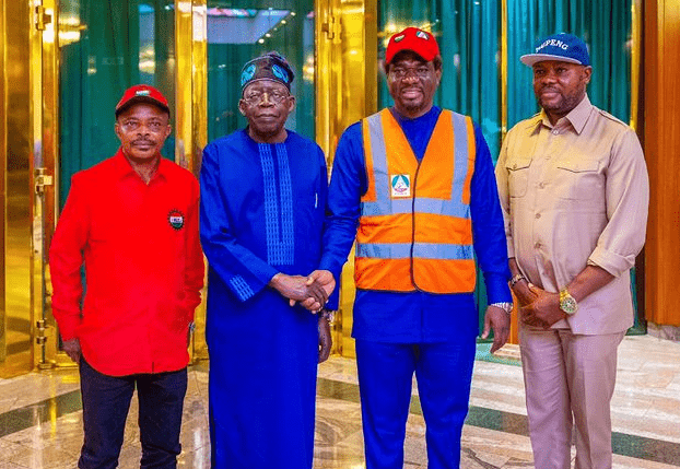 NLC, TUC to suspend further protest after meeting with Pres Tinubu