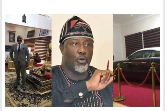 Dino Melaye under fire for parked fleet of luxury cars in his living room (Video)