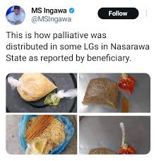 Nasarawa's paltry palliatives and the need for accountability, by Musa Sakinat Abubakar