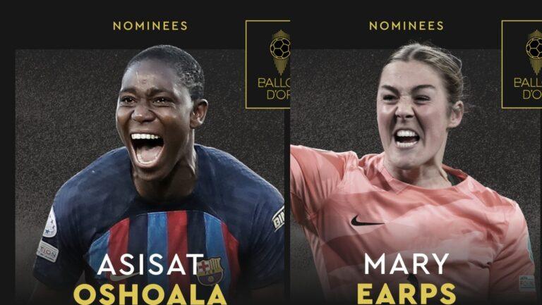 Asisat Oshoala makes female 2023 Ballon d’Or list