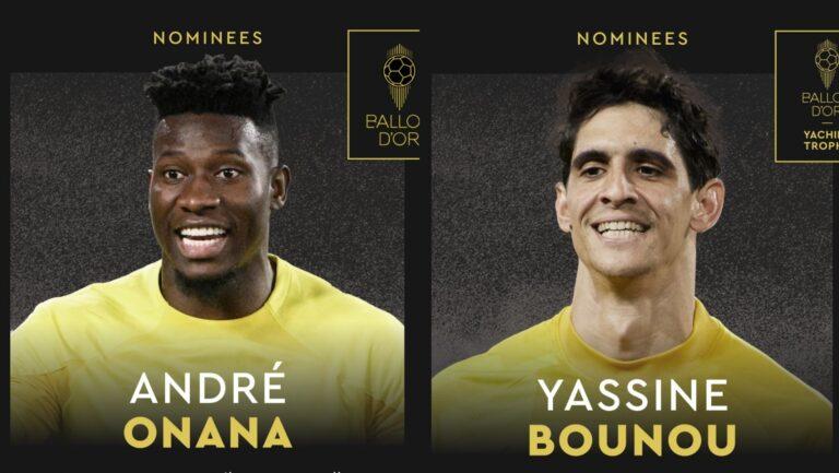 Africa’s goalkeepers Andre Onana, Yassine Bono make 2023 Ballon d’Or nomination