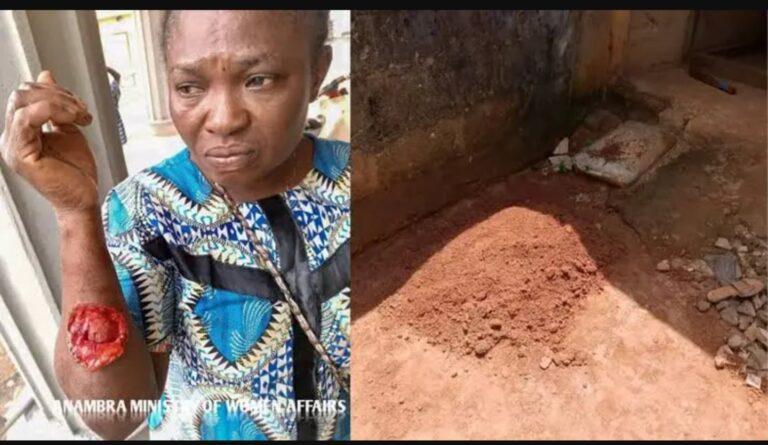 Police arrest Anambra man for injuring wife, burying his newborn baby alive