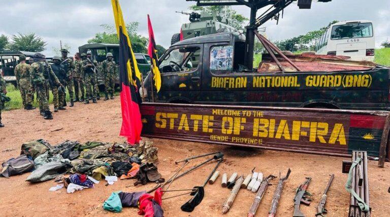 Troops eliminate IPOB/ESN fighters in Abia, Enugu, recover arms cache