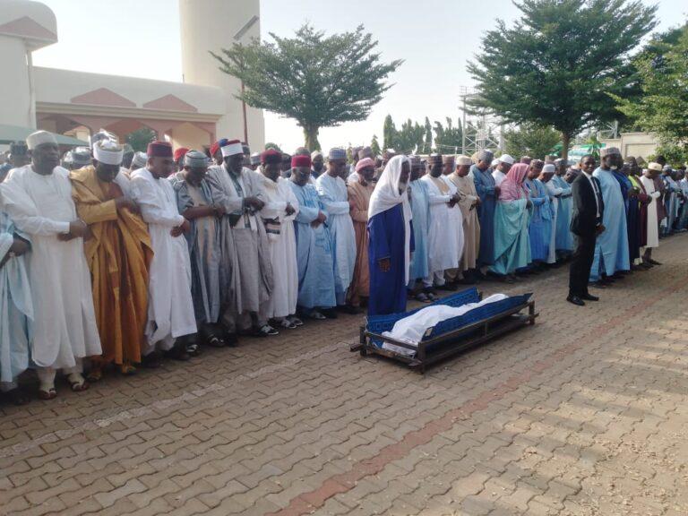 National leaders gather in Kaduna, pay last respect to late Adamu Wazirin Fika (pictures)