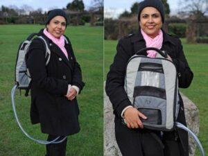 Heart of Determination: Selwa Hussain, the Woman Who Defies the Odds with Her Artificial Heart Backpack