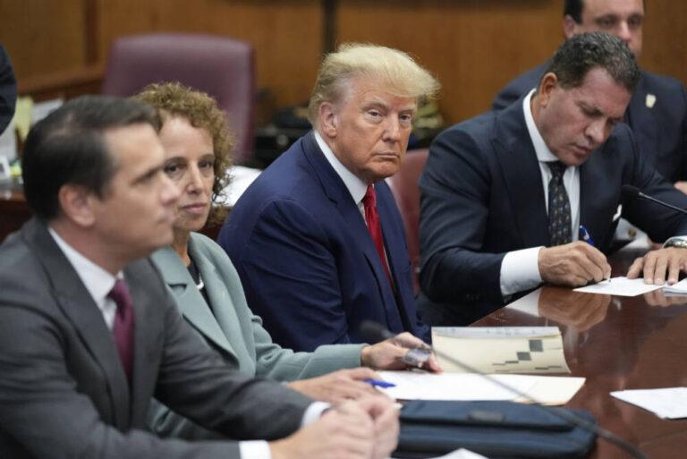 Trump becomes the first ex-president to testify as a defendant, faces off with judge in New York