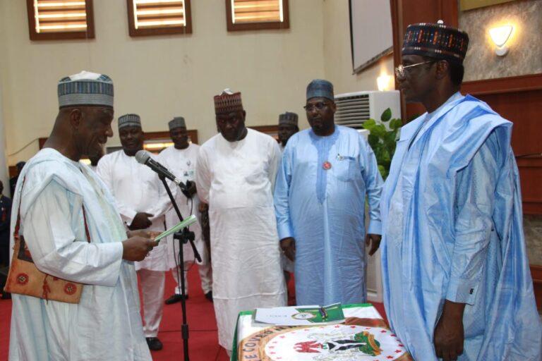 Gov. Buni swears-in Baba Wali as Yobe substantive SSG