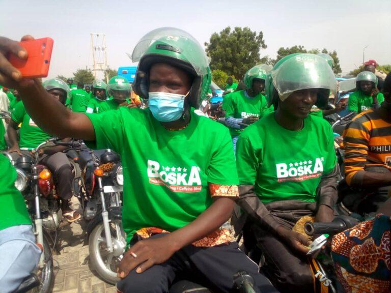 Pharmaceutical company in Gombe donates 500 helmets to 'Okada riders'