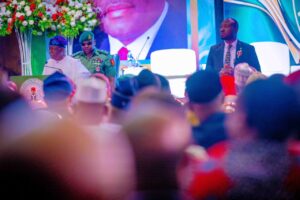 President Tinubu graces Akpabio's 61st birthday colloquium (Photos)