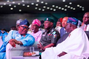 President Tinubu graces Akpabio's 61st birthday colloquium (Photos)