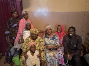 Late Hajiya and her grandchildren 