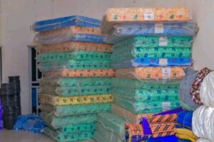 YOSEMA distributes relief materials to victims of Yobe varsity fire (Photos)