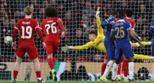 Liverpool win league cup as Van Dijk strikes late to sink Chelsea