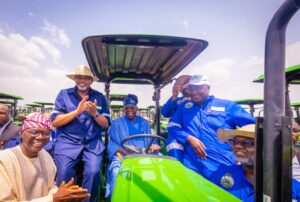 President Tinubu inaugurates agricultural machinery in Niger, says Nigeria must feed its people, have enough for export