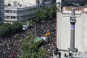 Iran's supreme leader presides over funeral of late president Raisi (Pictures & Video)