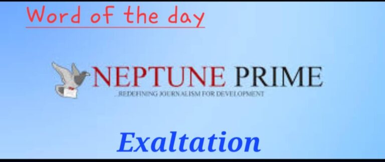 Word of the day, Exaltation