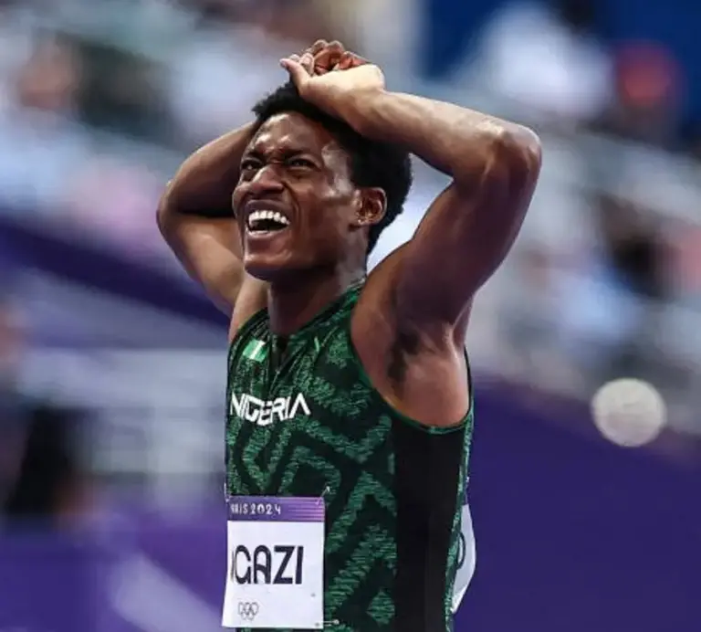 Paris Olympics: Ogazi becomes 1st Nigerian in 36 years to reach men’s 400m final