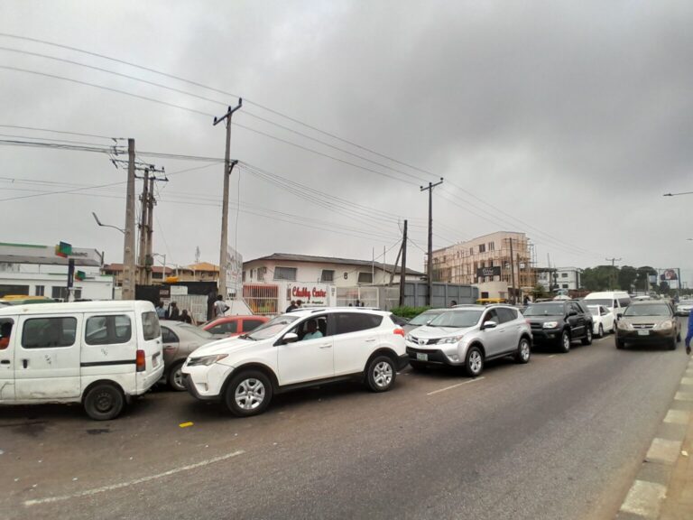 Fuel scarcity worsens as motorists sleep overnight at filling stations (Pictures)