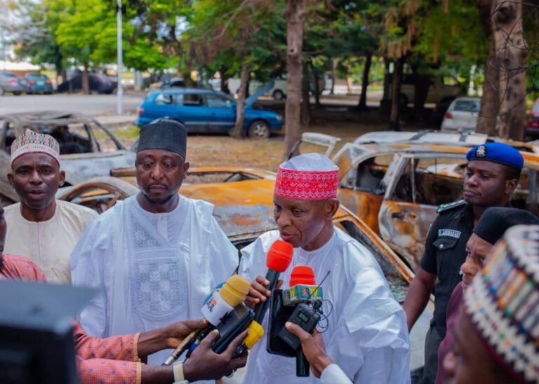 Thugs cart away Ganduje’s corruption trial documents, says Kano gov't