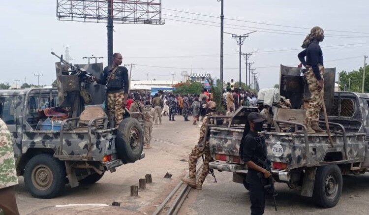 Immigration officer accidentally shoots self during protest in Borno 