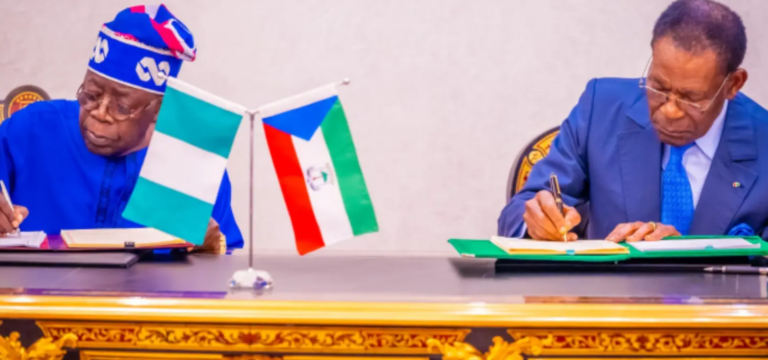 Tinubu, Equatorial Guinea’s Mbasogo seal agreement for gas pipeline project