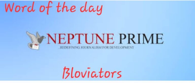 Word of the day, Bloviators