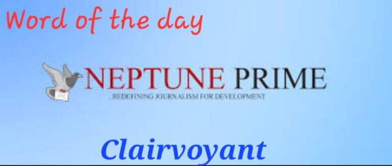 Word of the day, Clairvoyant