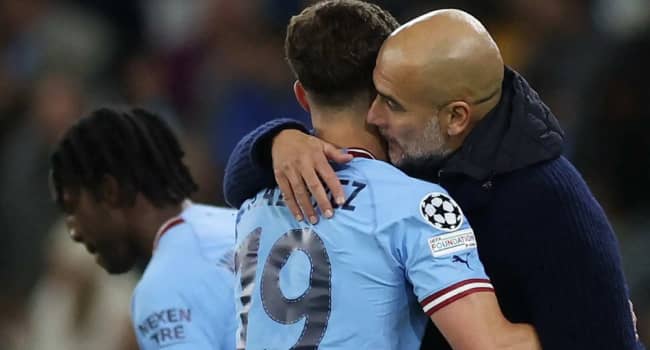 Guardiola praises Alvarez’s ‘Massive’ impact as striker nears Atletico move