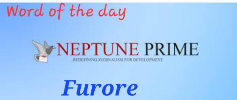 Word of the day, Furore