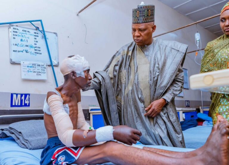 Shettima visits victims, describes tragedy as beyond Borno gov’t