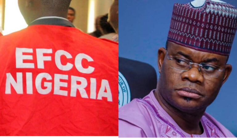 Yahaya Bello finally responds to EFCC invitation