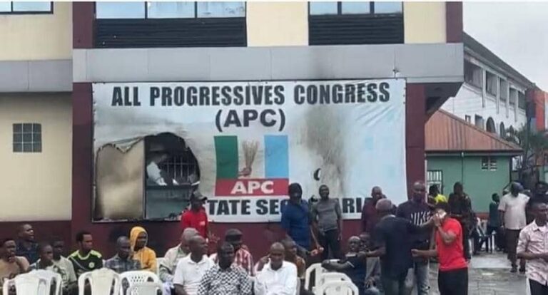 Explosion shatters APC secretariat in Rivers, causing widespread damage