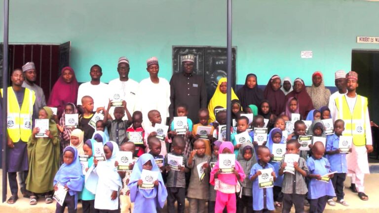 JFES donates books to Hafsatu Gimba Ahmed memorial school (Pictures)