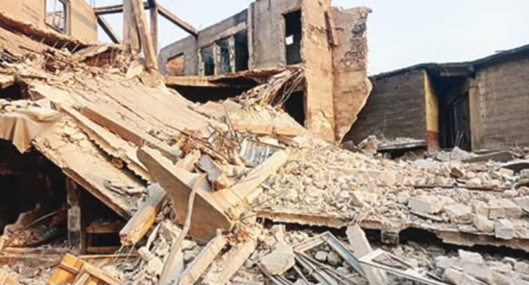 10 die, many injured as residential building collapses