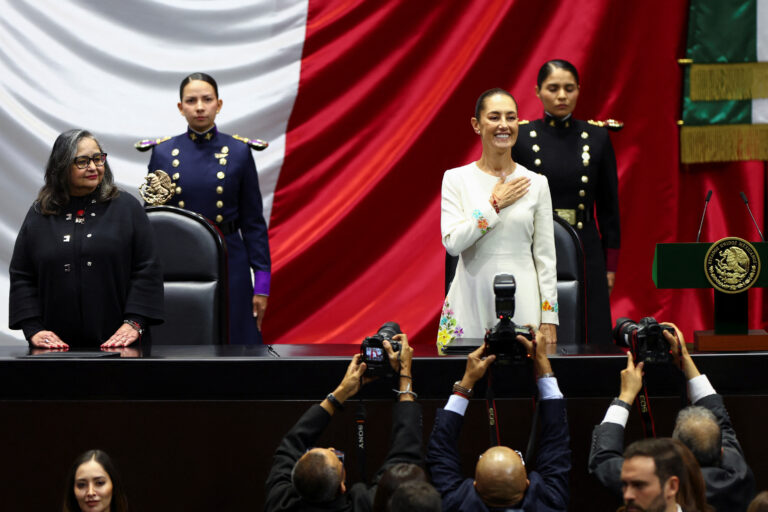 Sheinbaum sworn in as Mexico’s first female president