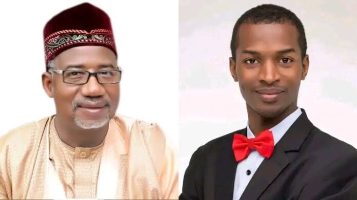 Bauchi State Governor Bala Mohammed and Hausa satirist Dan Bello