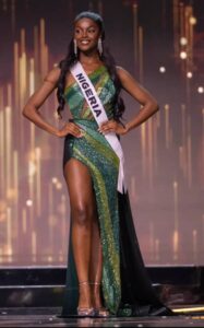 Mrs Ayande Ngwane congratulates Chidimma Adetshina on emerging 1st runner-up at 2024 Miss Universe contest