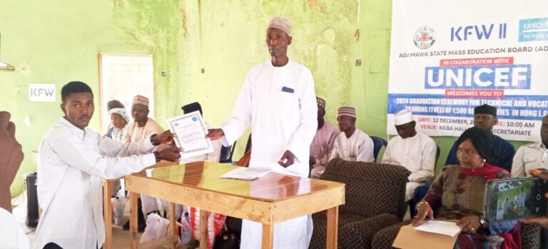 UNICEF empowers 4,500 vulnerable individuals in Adamawa with skills training