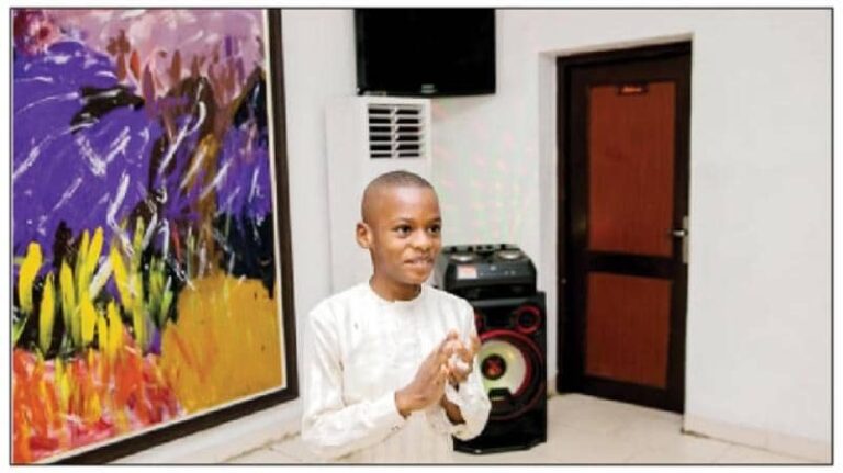 Nigeria’s young prodigy, Kanye, aims for Guinness World Record with largest canvas painting