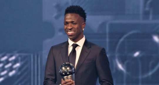 Vinicius Jr bags FIFA Best Men's Player Award