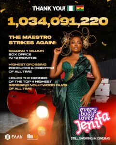 'Everybody Loves Jenifa’ breaks records, tops ₦1bn in 19 days