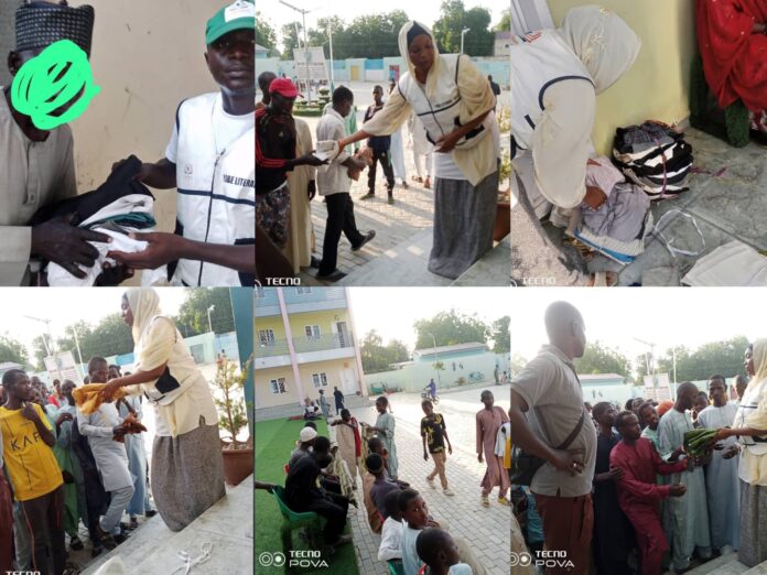 Yobe Literary Society distributes clothes to Borno flood victims