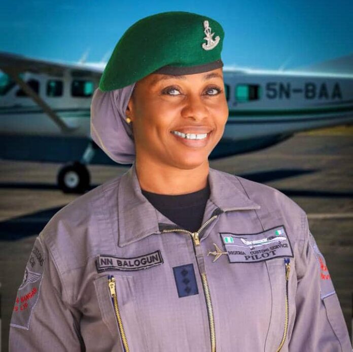 Meet Deputy Superintendent Olanike Nafisat Balogun: Nigeria Customs' 1st female pilot