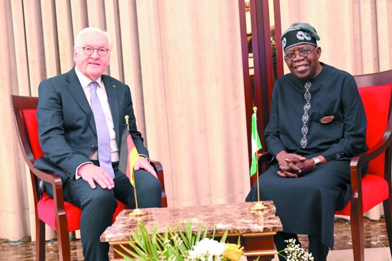 German President visits Tinubu at State House