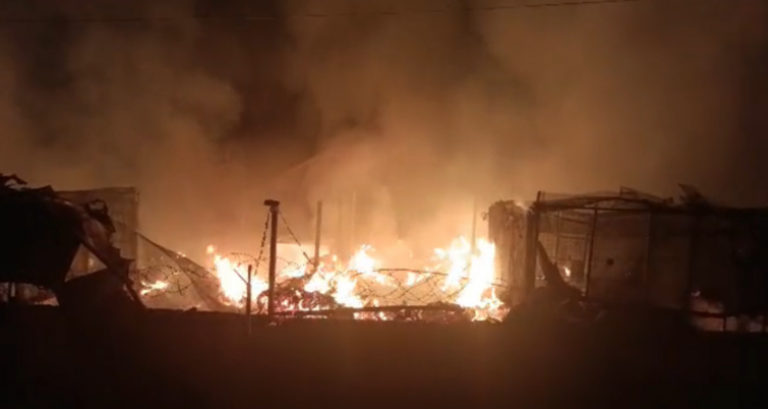 Fire engulfs Trademore Estate market in Abuja