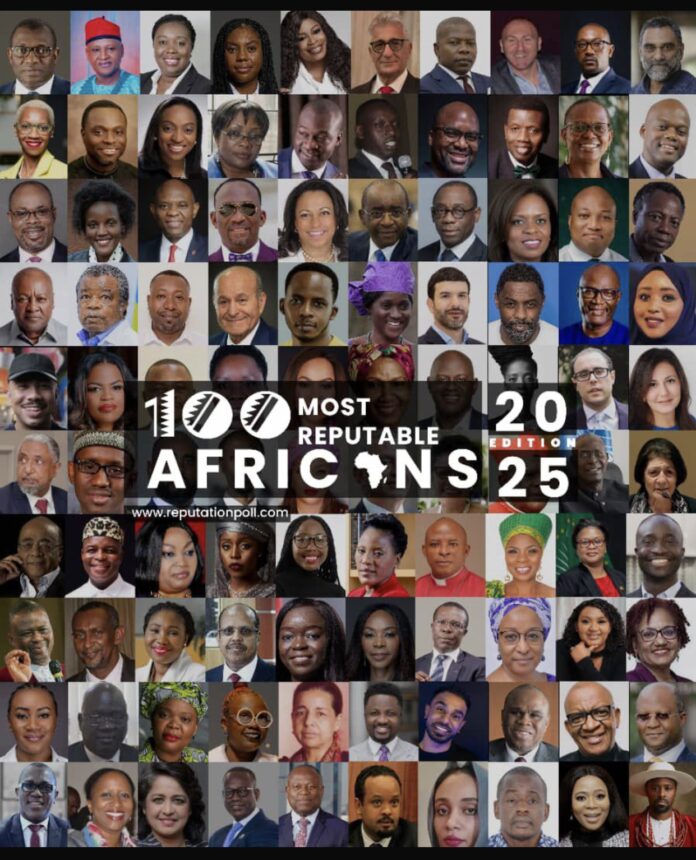 Heads of States, religious, business leaders among 100 Reputable Africans for 2025