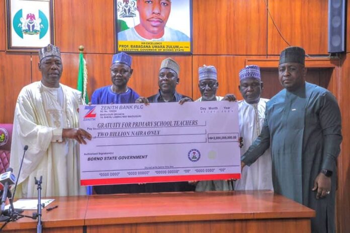 Zulum pays ₦8bn, clears gratuities for retired primary school teachers, others